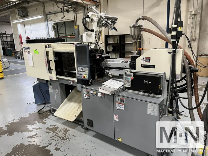 121 TON 3.4 OZ NISSEI MODEL FNX110III-12A INJECTION MOLDING MACHINE MFG 2018