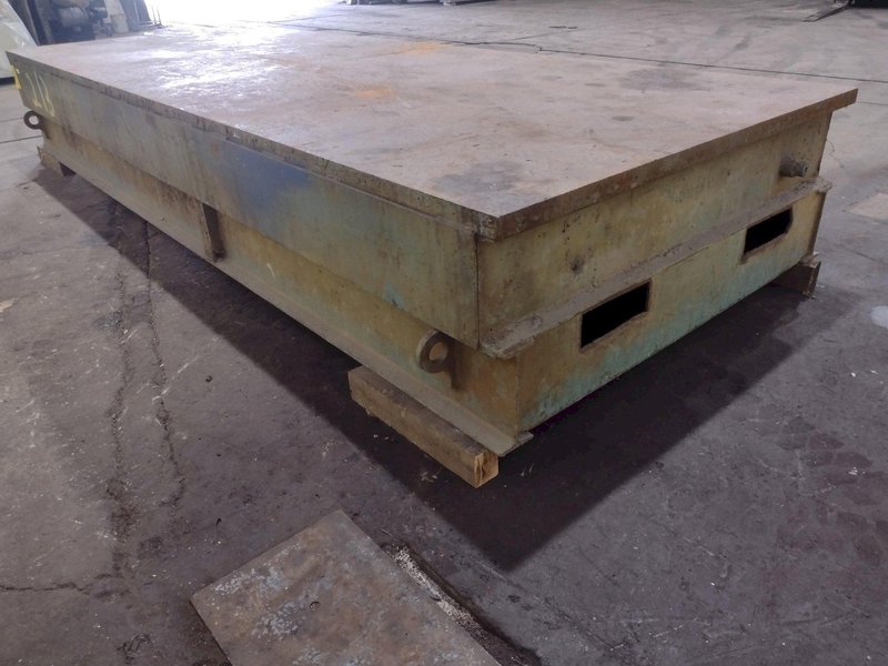 16&#039; X 6&#039; X 26&quot;H HEAVY DUTY STEEL TOP WELDING LAYOUT TABLE: STOCK #18978