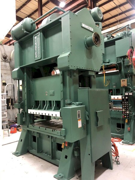 200 Ton MINSTER SC2-200-60-42 Hevi-stamper Straight Side Press