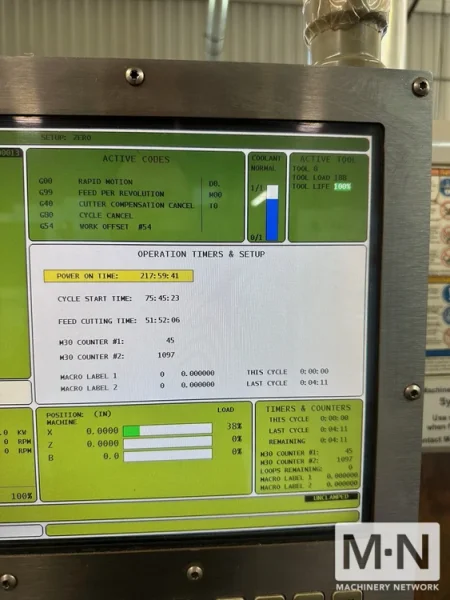 HAAS ST-20 CNC Lathe, 2011