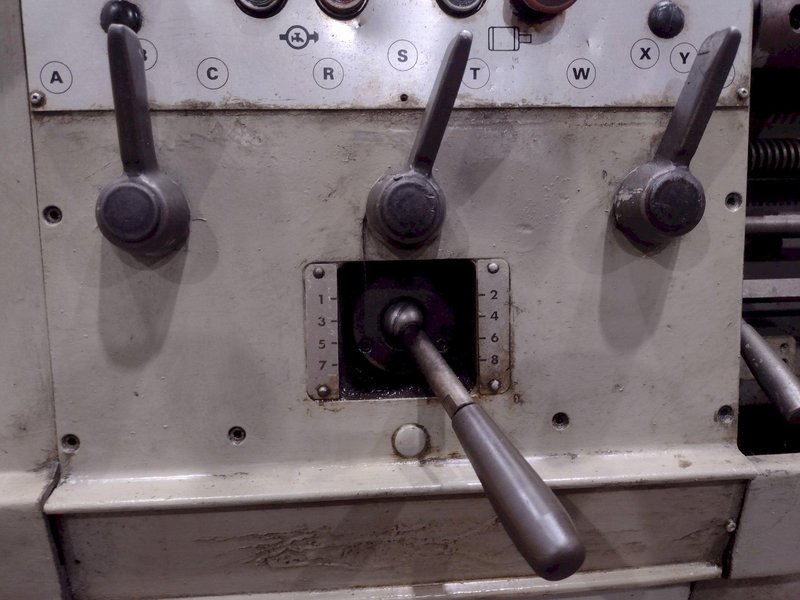 15&quot; X 50&quot; CLAUSING COLCHESTER MODEL #15 ENGINE LATHE, 2-3/16&quot; HOLE: STOCK #19155