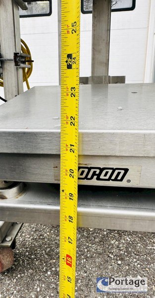 Heinzen Manufacturing  |  2720 Manual Produce Packing Table w/ Dual Scales