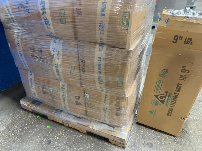 ATCO RUBBER PRODUCTS 9” X 25’ FLEXIBLE DUCTING   -  13102509