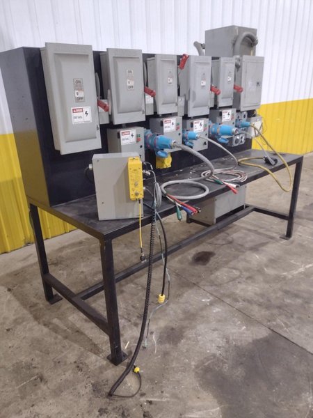 3 PHASE (240 &amp; 480 VOLT) ELECTRIC TEST BENCH WITH 15 &amp; 45 KVA TRANSFORMER: YOBRO #25298