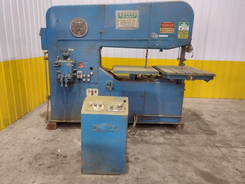 60&quot; DOALL MODEL #60-3 DEEP THROAT VERTICAL CONTOUR BANDSAW: STOCK #23680