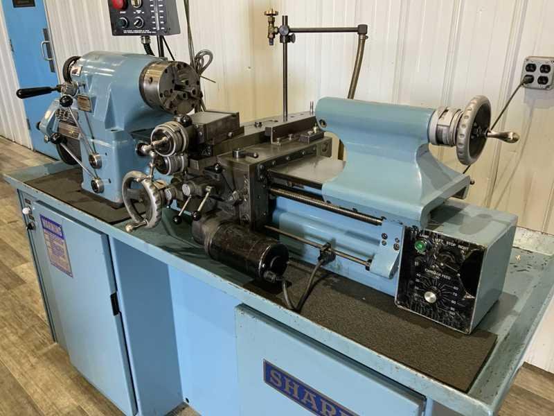11&quot; X 18&quot; SHARP MODEL #H1118 PRECISION LATHE W/ ENGLISH &amp; METRIC: STOCK #23758