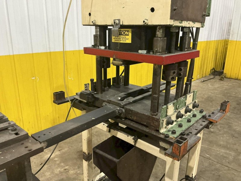 12 TON PNEUPOWR AIRAM MODEL #4P12 PNEUMATIC PRESS 3” STROKE: YOBRO #24856