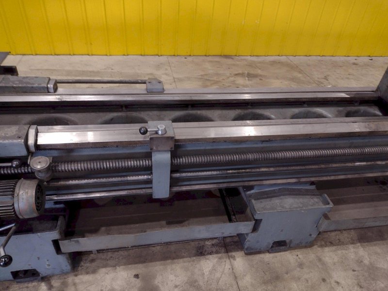 32" X 168" SUMMIT GAP BED ENGINE LATHE. STOCK # 0661425