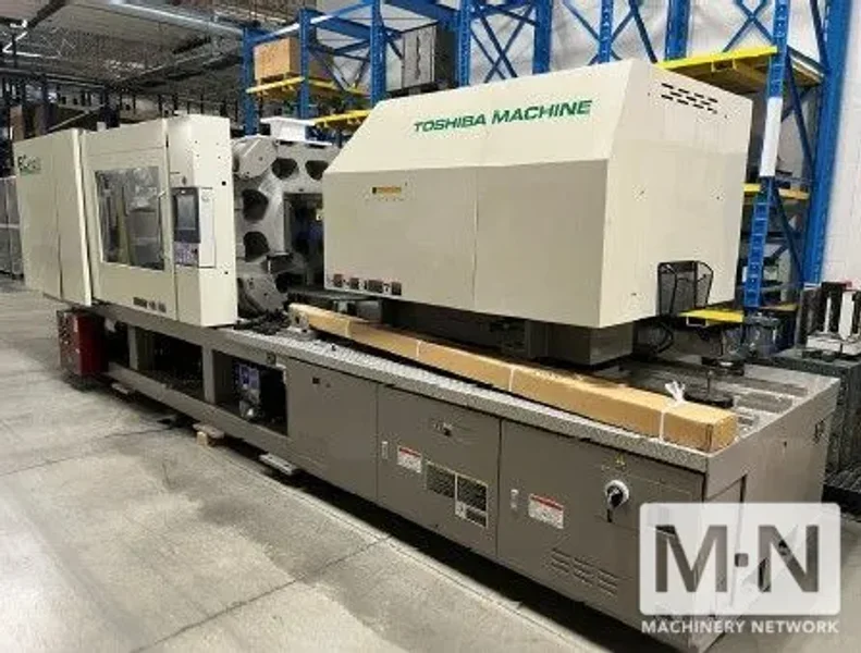 310 TON 10.5 OZ TOSHIBA MODEL EC310NIIV30-8Y INJECTION MOLDING MACHINE MFG 2009