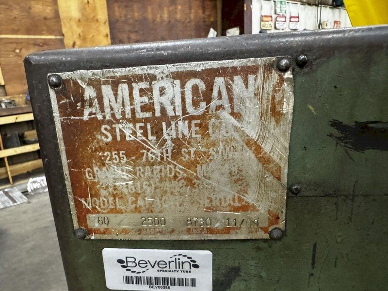 2,500 LB X 18" AMERICAN MODEL #60 PULL OFF COIL REEL UNCOILER: YOBRO #23933
