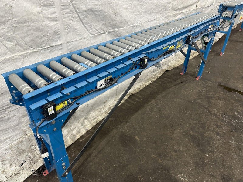 102&quot; X 8-1/2  HYTROL POWER  ROLLER CONVEYOR: STOCK #77556