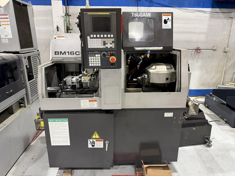2008 Tsugami BM16C-V CNC Precision Automatic Swiss CNC Lathe For Sale