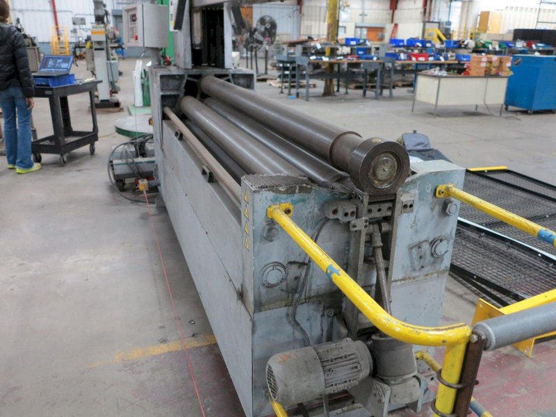 80" X .137" TITAN MODEL #8268-2035 PROGRAMMABLE HYDRAULIC PLATE ROLL, NEW 2008: YOBRO #24735
