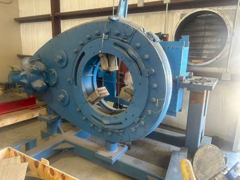 7" - 24" ECKELS PIPE BUCKING MACHINE, REBUILT: YOBRO #25854