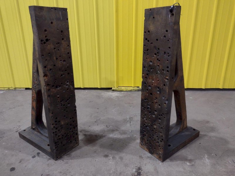 8&quot; X 18&quot; X 36&quot; SET OF (2) MACHINE ANGLE PLATES: STOCK #18297