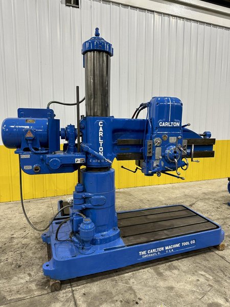 4&#039; X 11&quot; CARLTON MODEL #1A RADIAL DRILL: STOCK #18553