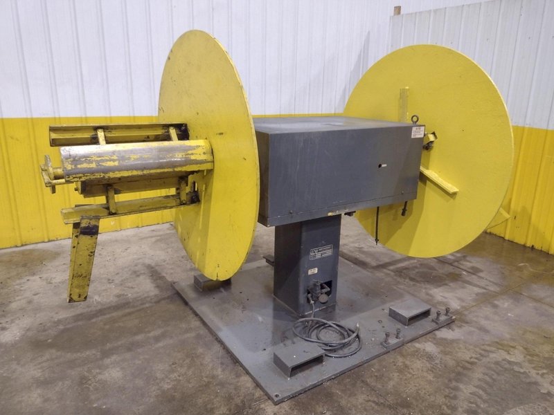 8,000 LBS X 24" COE MODEL #CPR-DE DOUBLE END PULL OFF COIL REEL UNCOILER: YOBRO #24985