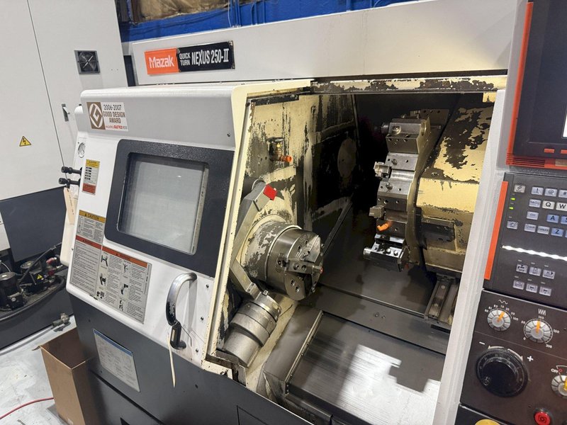 2007 Used Mazak QTN 250-II CNC Lathe For Sale