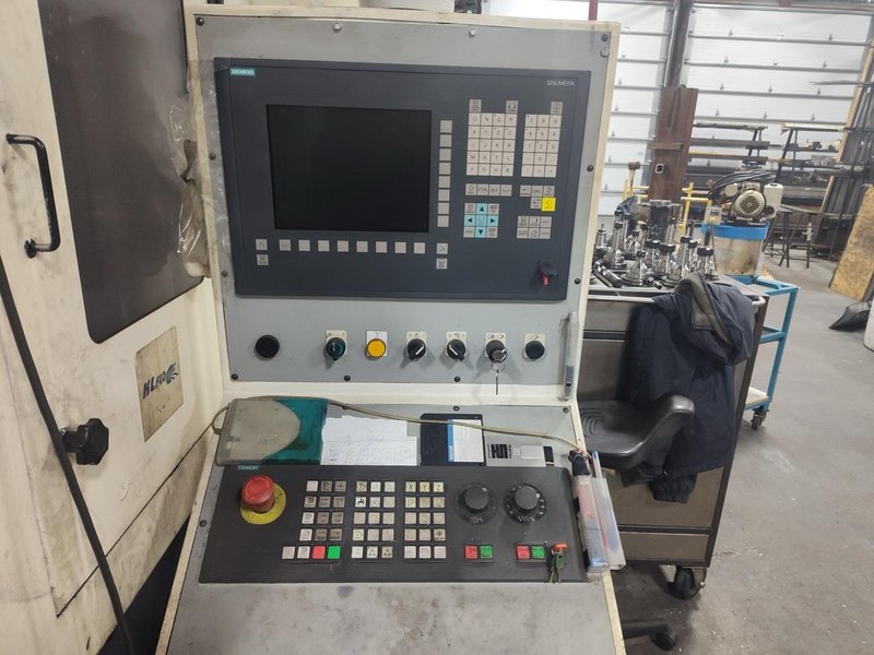 Huron NX40 Double Column Bridge Gantry Machining Center, 2013 – J30 High Pressure Through Spindle Coolant System, Chip Conveyor, Tooling, Siemens Sinumerik Control