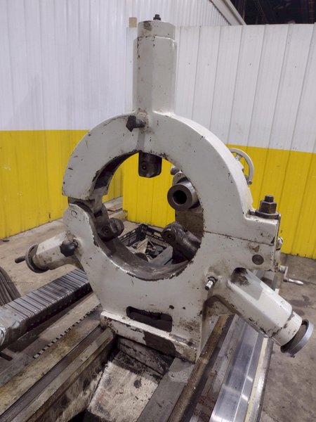 35" x 120" WILLIS MODEL #PK35 HOLLOW SPINDLE ENGINE LATHE 10" HOLE: YOBRO #24547