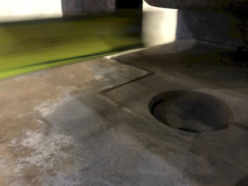 200 TON STONEGATE C FRAME HYDRAULIC FLANGE PUNCH: STOCK #71958