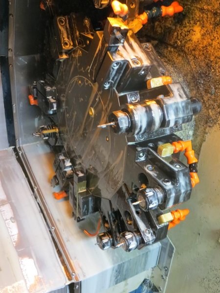 Miyano LZ-01R 2-Axis CNC Chucker Lathe, Fanuc 21i-T Control, Collet Chuck, 12-Station Turret with Live Milling Capability- Auction Item