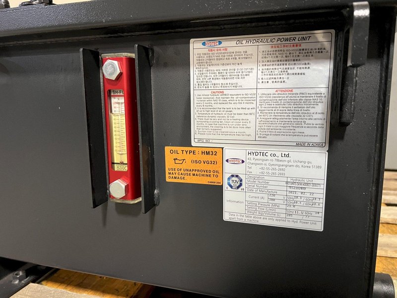 Hydtec MV0127-000086 CNC Hydraulic Power Unit w/ Higen Pump | 14 L/min @ 60Hz | From Doosan HMC