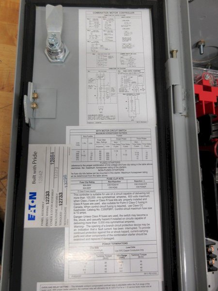 Eaton Freedom NEMA enclosed control, ECN1622CAE, with Southwire 9' Length 4/C 10AWG Cord- Auction Item
