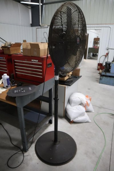 Dayton Shop Fan 24" on Stand, Single Phase- Auction Item