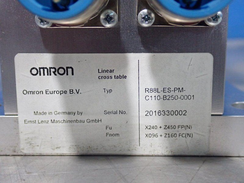 OMRON LINEAR ROBOT  -  R88L-ES-PM-C110-B250-0001