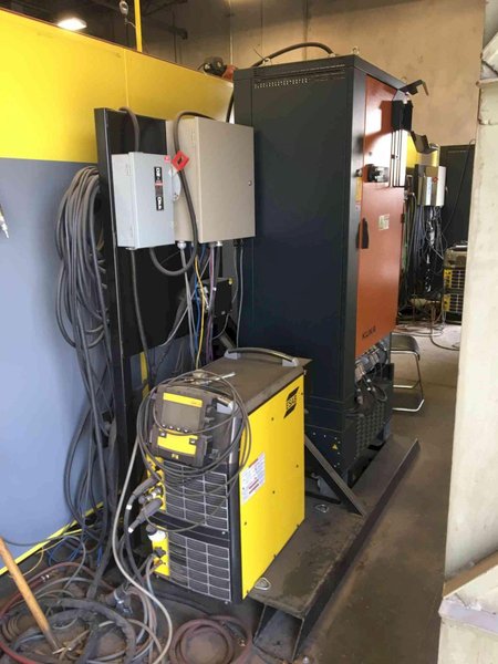 Kuka SL-4-32 x 72-2000  ESAB Swift Arc Robotic Weld Cell, 2015 – Never Used in Production!!