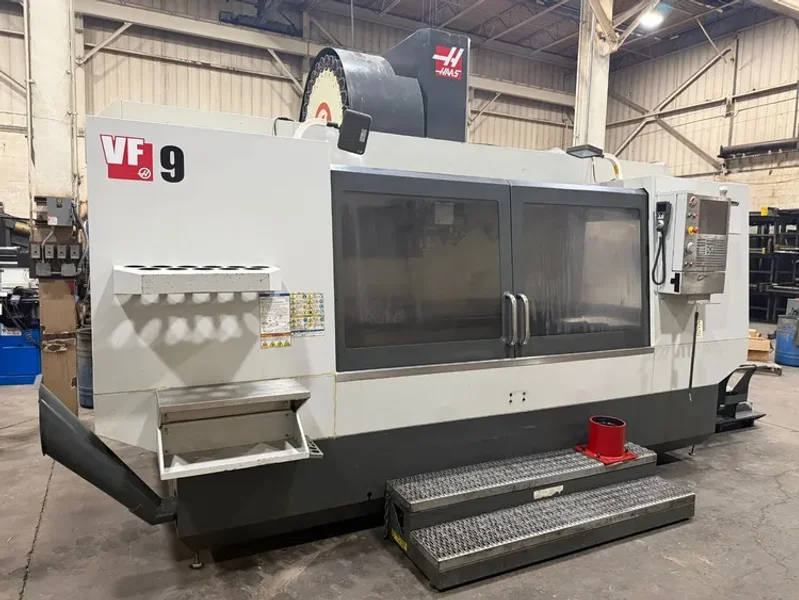 USED HAAS 84" X 36" MODEL VF-9/50 3-AXIS VERTICAL CNC MACHINING CENTER