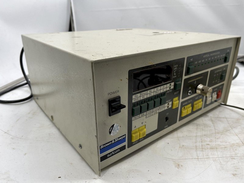 BROWN &amp; SHARPE SURFCOM MODEL 110B SURFACE TEXTURE MEASURING INSTRUMENT: STOCK #16553