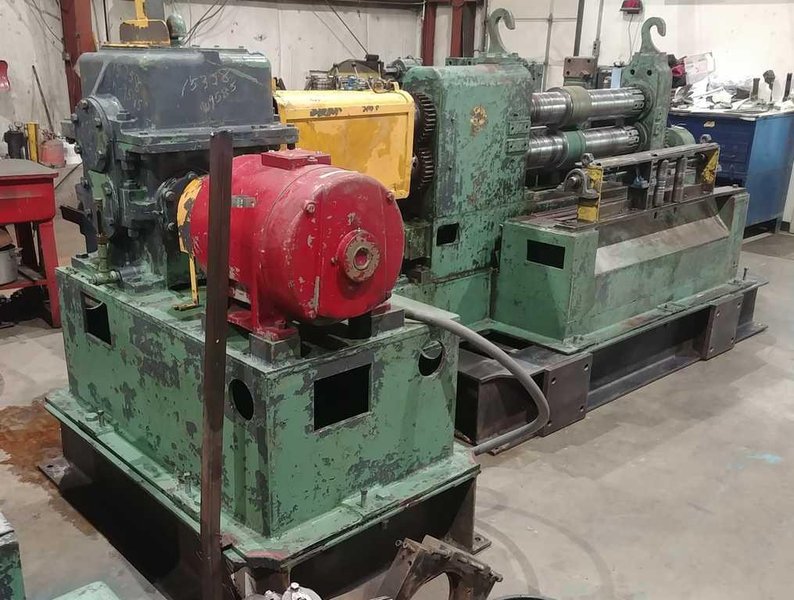 32" x 5.00" x 10,000# Stamco Slitting Line STOCK#3221