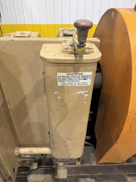 12' X 1/2" WEBB MODEL #9L-2A 3 ROLL INITIAL PINCH PLATE ROLL: YOBRO #25845