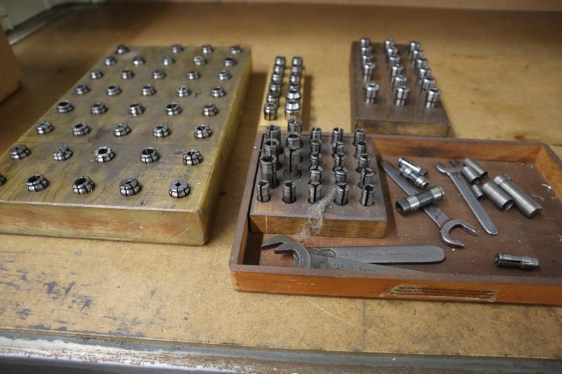 Small Single and Double Angle Collets, Assorted- Auction Item