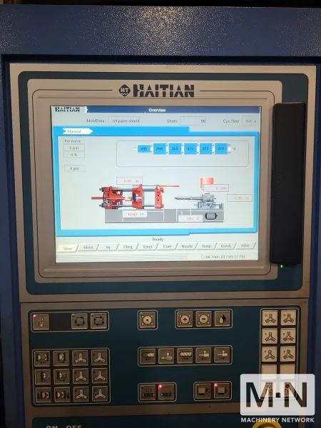 225 TON 16 OZ HAITIAN MODEL MA2000-700 INJECTION MOLDING MACHINE MFG 2009