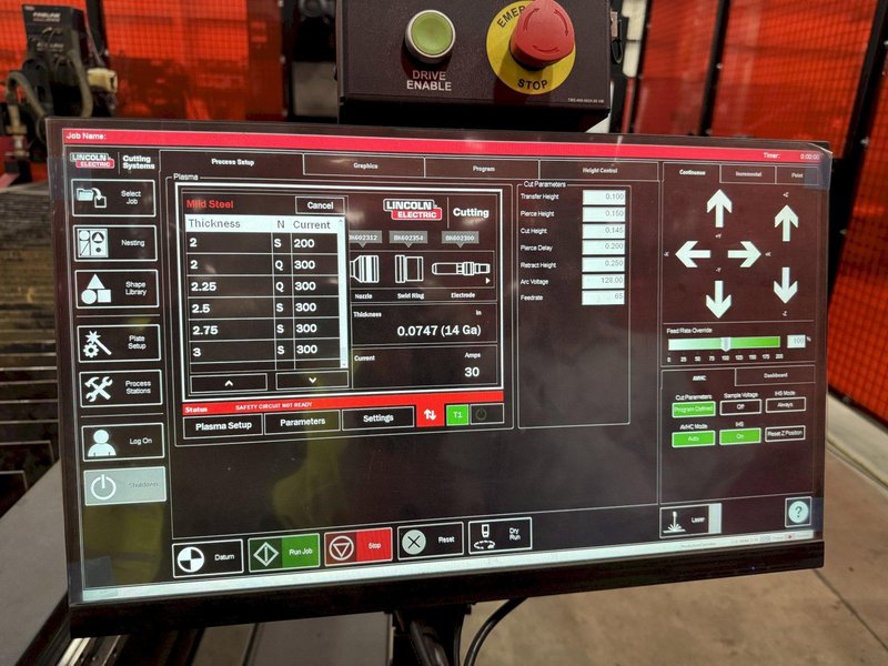 5X10 TORCHMATE 5100 LASER FINELINE 300 HD &amp; PRISM FUME EXTRACTOR : STOCK #81121