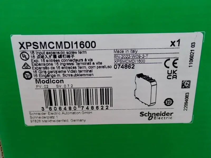 SCHNEIDER ELECTRIC MODICON 16 INPUT EXPANSION  -  XPSMCMDI1600