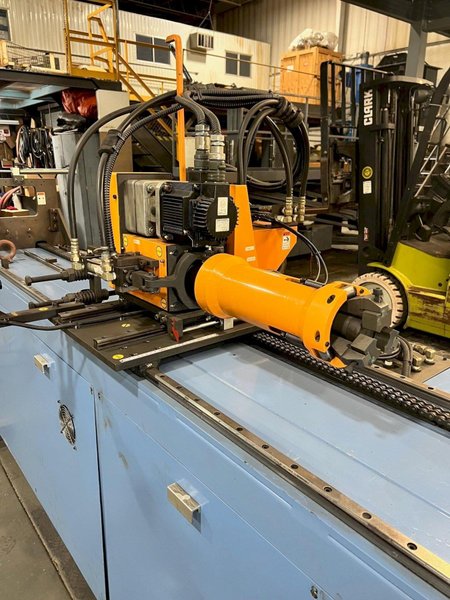 USED KEINS 1-3/4&quot; 3-AXIS CNC DUAL STACK TUBE BENDER MODEL KB-45ND, Stock# 11035, Year: 2001
