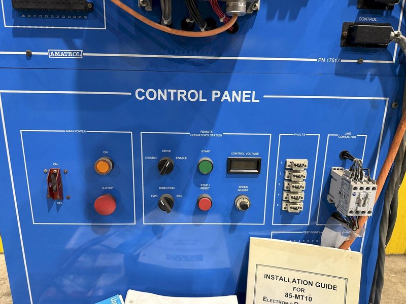 AMATROL MODEL #85-MT10 ELECTRONIC DRIVES SYSTEM TRAINING &amp; TESTING STAND: YOBRO #24915