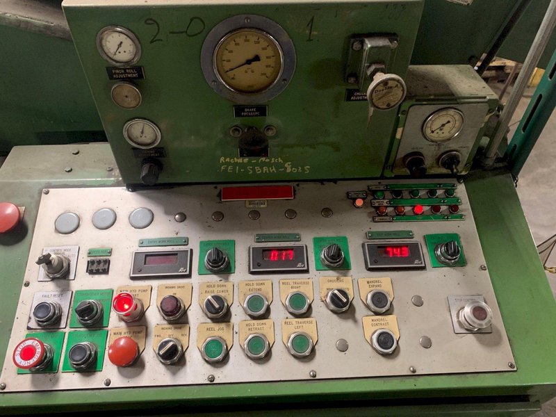 20,000# X 74&quot; X .125&quot; MINSTER Servo Feedline