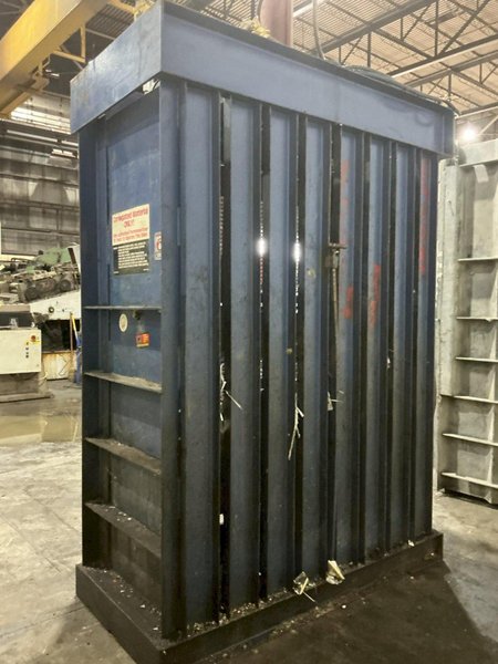 30" x 60" JV CRAM-A-LOT MODEL #60 CONT BD VERTICAL HYDRAULIC CARDBOARD BALER: YOBRO #24584