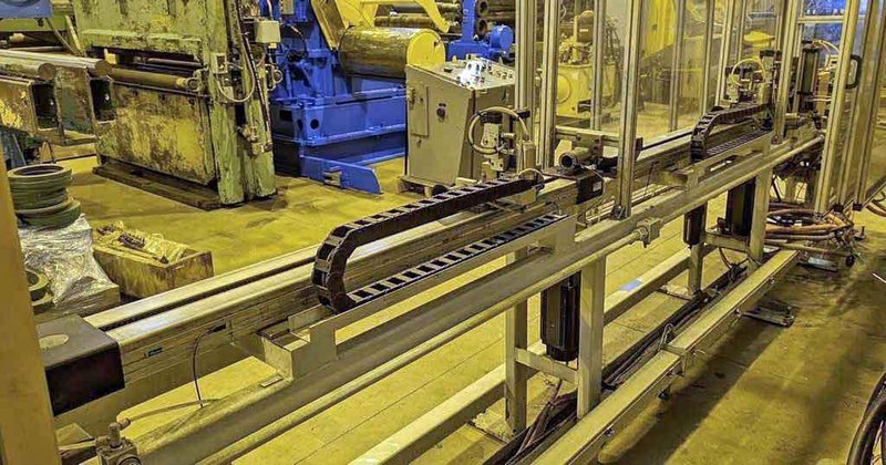 Tube Straightener, Cut &amp; End Form Machine, Burr Oak , 1.125" STOCK# 4284