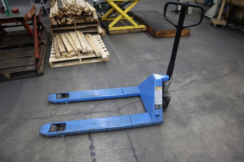 ULine 4400 Lb Pallet Jack, 27" Wide Forks x 48"- Auction Item