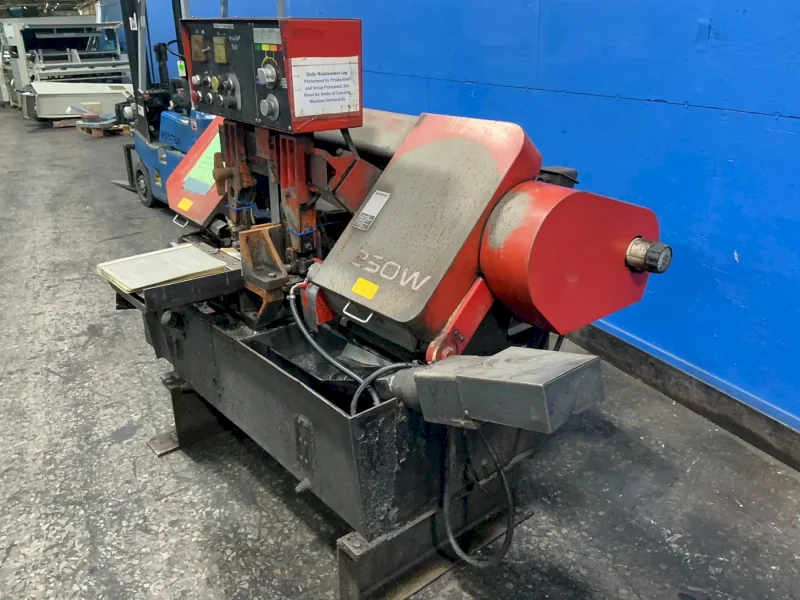 AMADA 10”X15” HORIZONTAL BAND SAW  -  HA250W