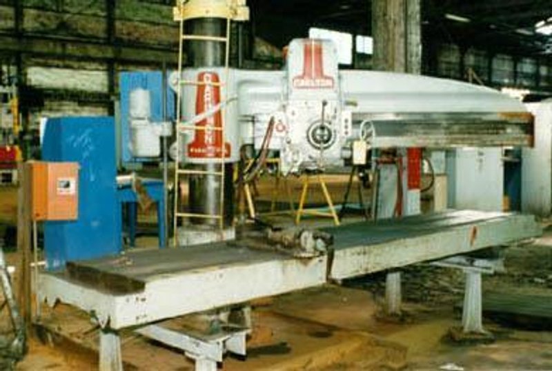 6&#039; X 13&#039; CARLTON RADIAL DRILL:   STOCK #4359