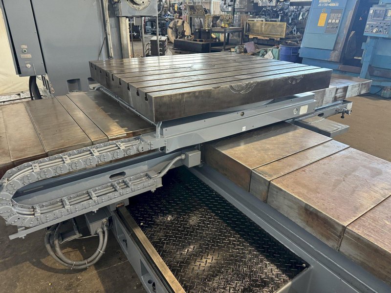 4” SHIBAURA MODEL BT-10B-R3 TABLE TYPE HORIZONTAL BORING MILL. STOCK # 0670625