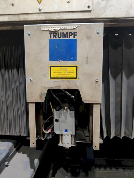 6,000 WATT TRUMPF TRULASER 8000 WITH TRUFLOW 6KW RESONATOR. STOCK # 0690524