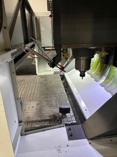 Haas GM-2 CNC Vertical Gantry Mill, 145" x 72" x 22", 15K RPM, 30 ATC, Probing, TS Coolant, Vacuum Table, High Speed Machining